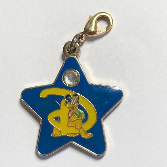 Vintage Disney Pluto Dog Charms Zipper Pull Purse Clip On for Bracelet Disneyana - Picture 4 of 10